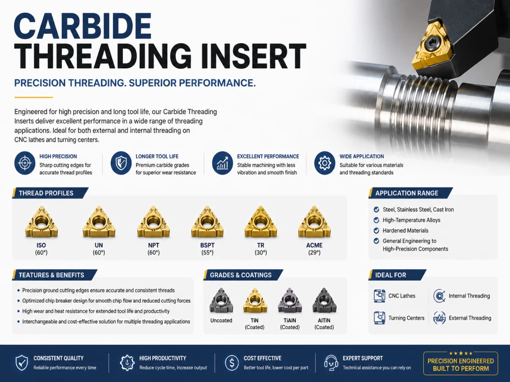 Carbide Threading Inserts